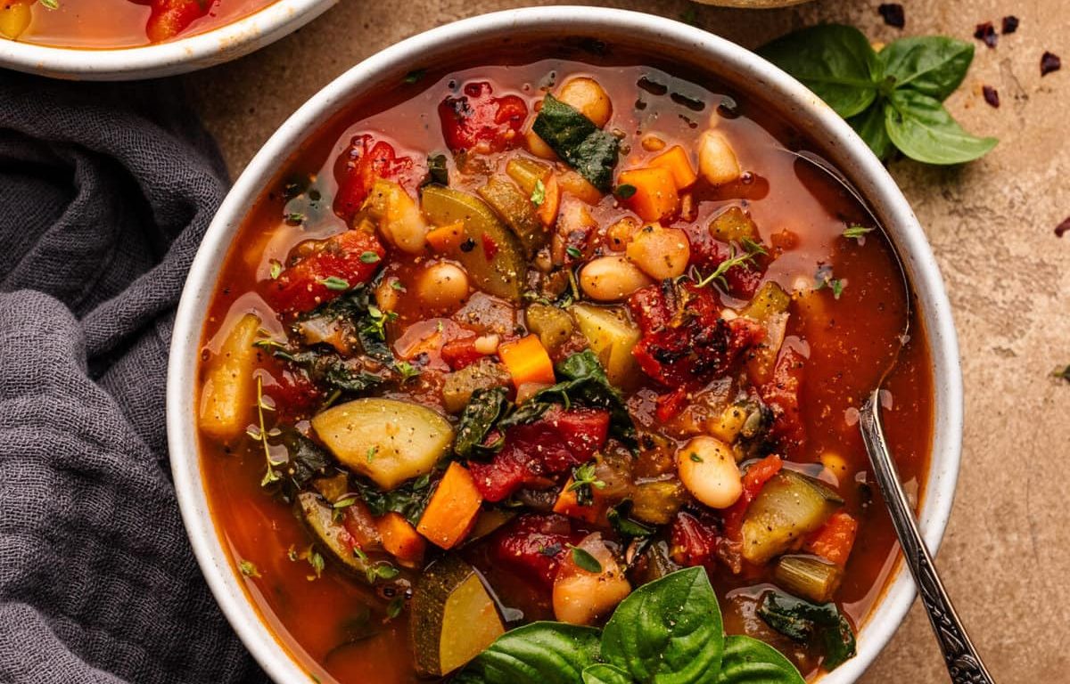 Tuscan Veg & Bean Stew (Vegan)