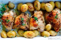 Chicken & Tarragon w Roast Potatoes